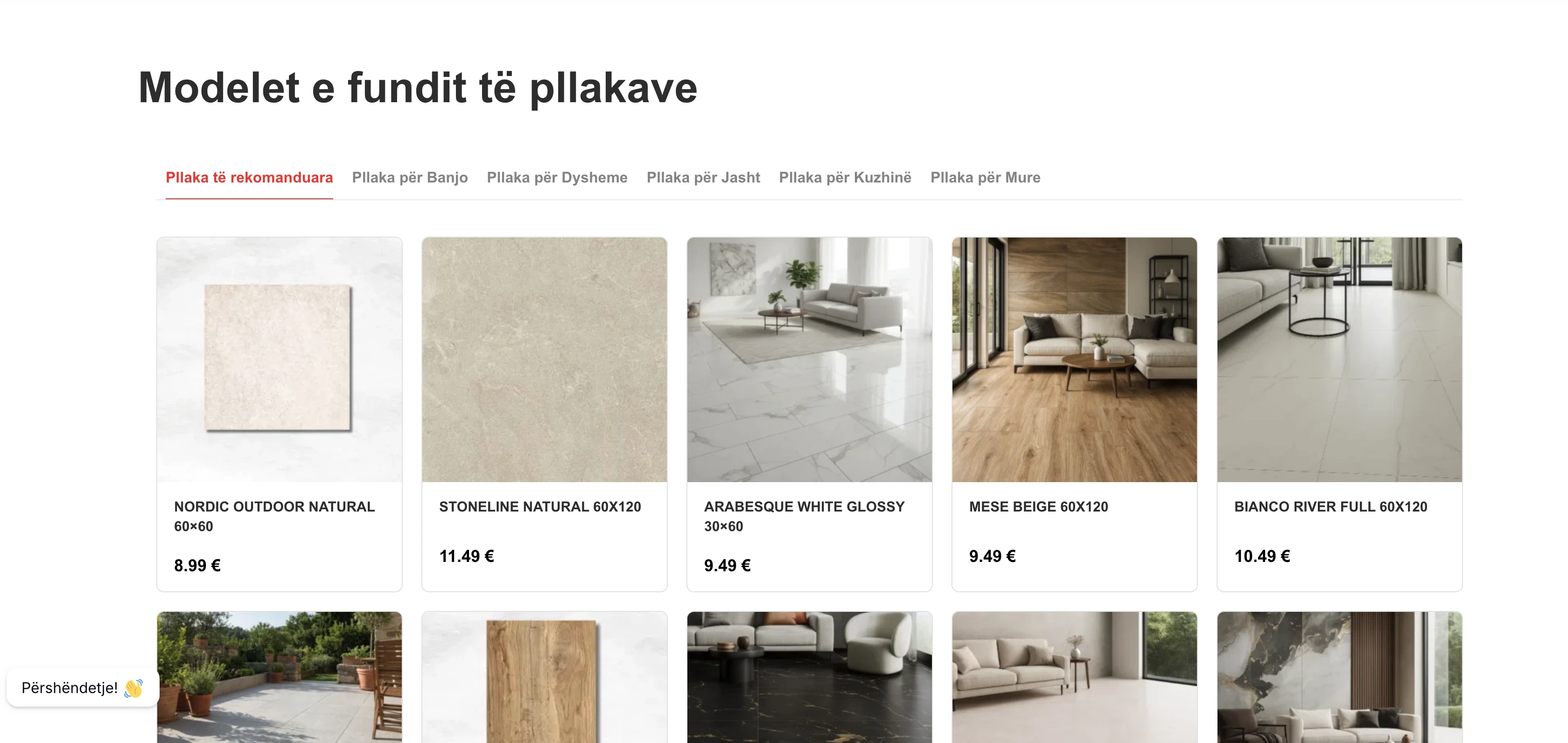 Ballkani Qeramike – High-Performance E-commerce Platform